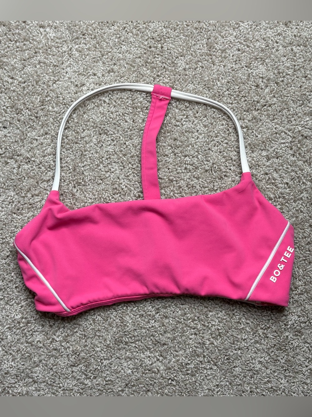 Bo+Tee Open Back Bra